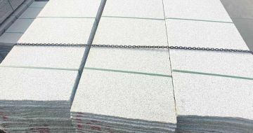 常州芝麻白毛板，石材毛板