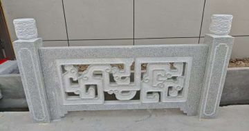 常州芝麻白河道栏杆 桥栏杆