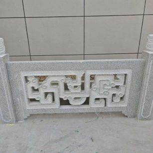 常州芝麻白河道栏杆 桥栏杆