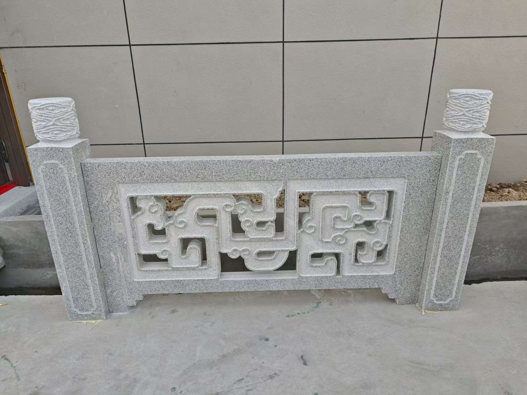 常州芝麻白河道栏杆 桥栏杆